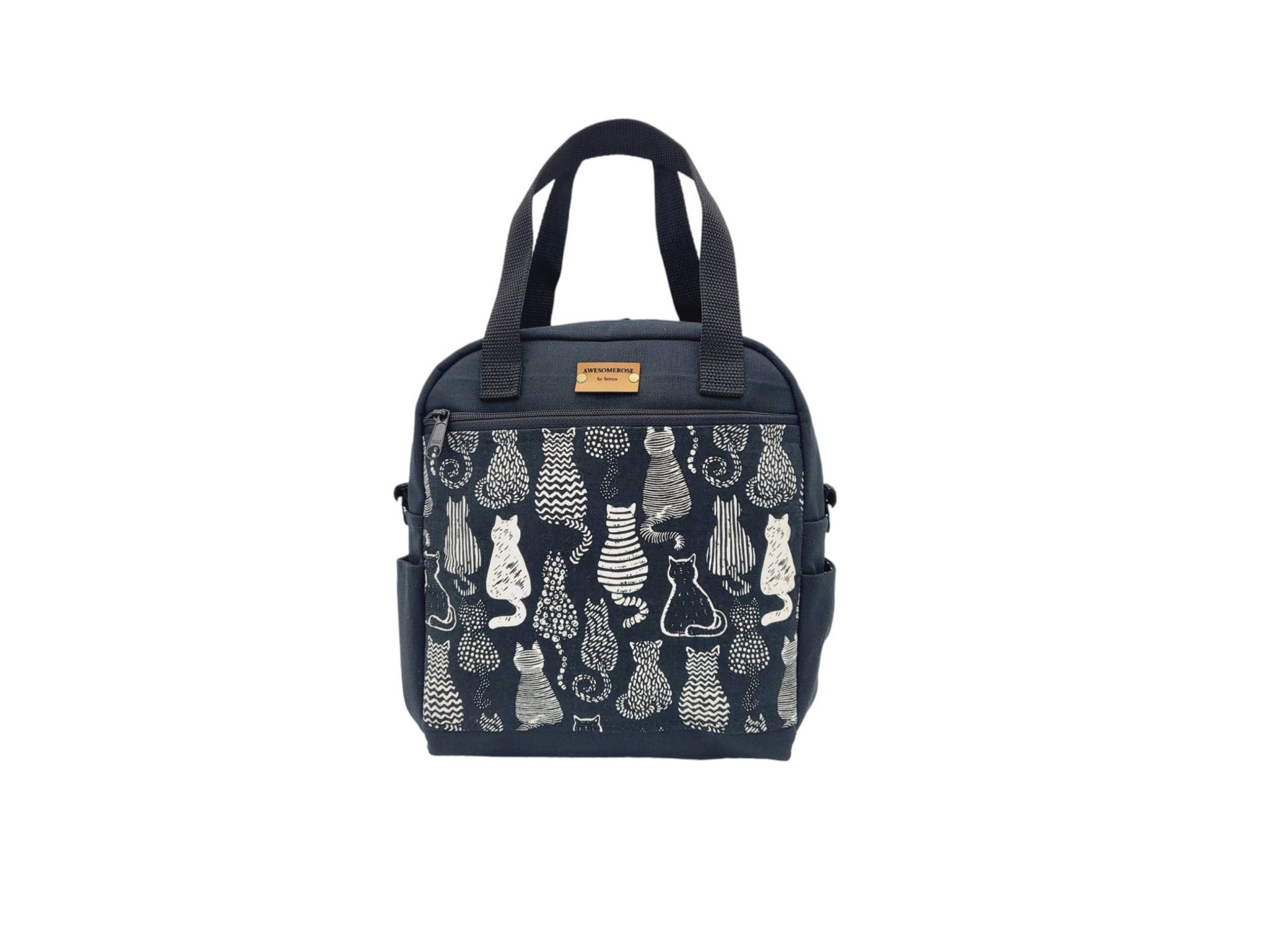 Flacher Reißverschluss Vorne/Tiermuster 3-Wege-Cabrio-Rucksack von AWESOMEROSES