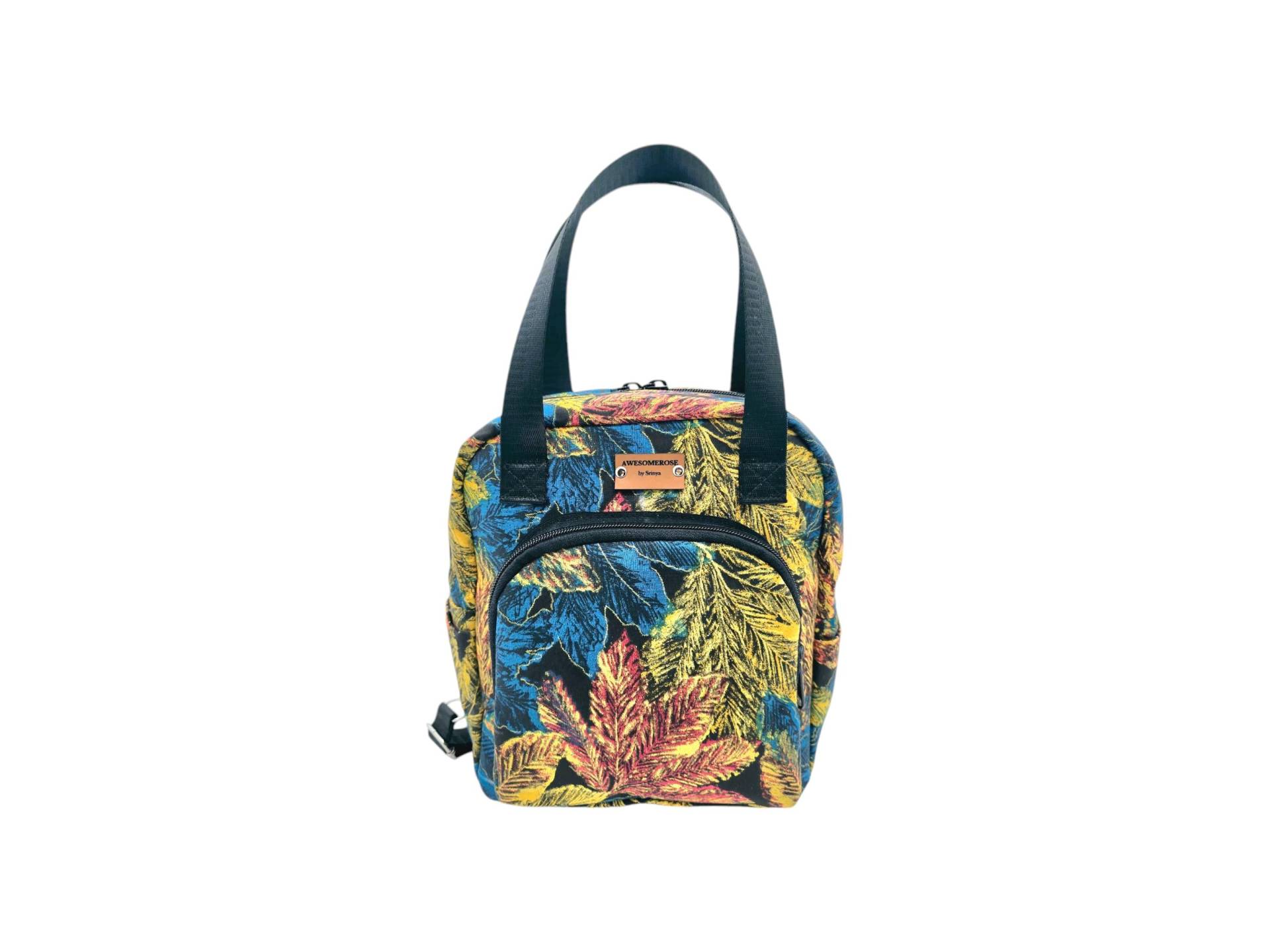 Herbstsaison/Geschwollene Vordertasche 3-Fach Wandelbarer Rucksack von AWESOMEROSES