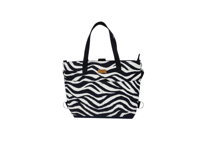 Wandelbarer Zebra Canvas Rucksack Crossbody-Handtasche Wandelbarer Zebra Canvas Rucksack Crossbody-Handtasche von AWESOMEROSES