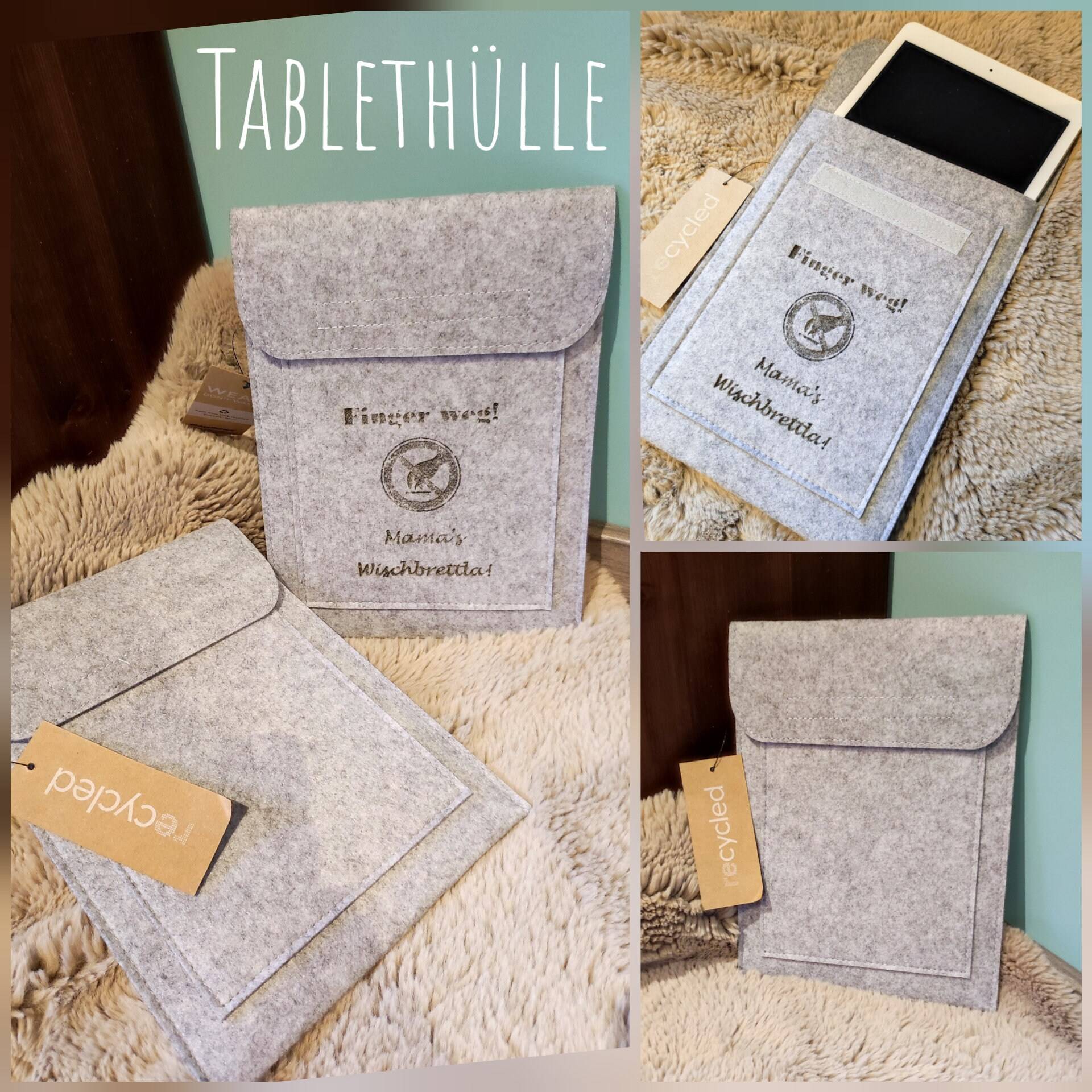 Personalisierte Filztäschchen Tablethülle, Laptoptasche, Kosmetiktäschchen, Schlampermäppchen Personalisierte Filztäschchen Tablethülle, Laptoptasche, Kosmetiktäschchen, Schlampermäppchen von AWESomeThingsByEva