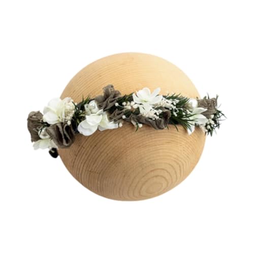 ＡＷＨＡＯ Blumenhaarband für Neugeborene 0-6 Monate, Kopfbedeckung für Kinderfeier, Style C von ＡＷＨＡＯ
