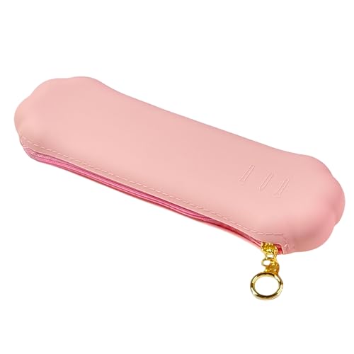 AWINNER Reise-Make-up-Pinselhalter, tragbare Silikon-Make-up-Tasche, Organizer, Pinseletui mit herausfallendem Reißverschluss, weiche Kosmetiktasche, Reiseutensilien, Pink, Modern AWINNER Reise-Make-up-Pinselhalter, tragbare Silikon-Make-up-Tasche, Organizer, Pinseletui mit herausfallendem Reißverschluss, weiche Kosmetiktasche, Reiseutensilien, Pink, Modern von AWINNER