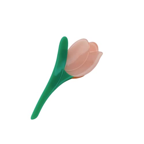Haarklammern Haarspange 2 Stück Kleine Gänseblümchen Tulpe Haarnadel Acetat Haarnadel Frauen Einfache Scheibe Haarschmuck Grün von AWSTRO