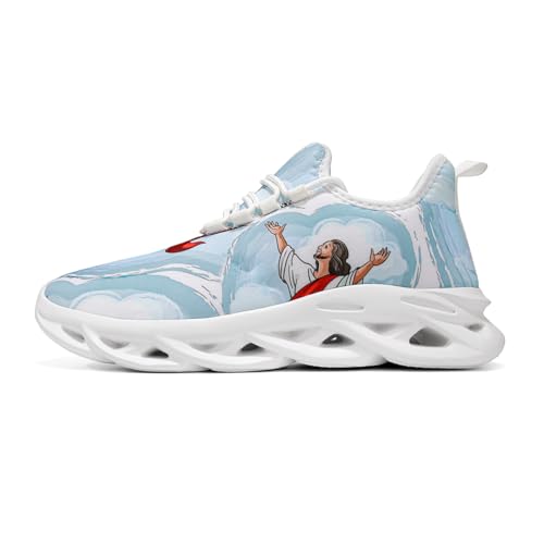 AWZFPC Laufschuhe Herren Sportschuhe Turnschuhe Freizeitschuhe Sneakers Schuhes Tennisschuhe Slip on Wandern Leichte Atmungsaktive Freizeit Lauftraining Gym Sport Weiß Blau EU 45 AWZFPC Laufschuhe Herren Sportschuhe Turnschuhe Freizeitschuhe Sneakers Schuhes Tennisschuhe Slip on Wandern Leichte Atmungsaktive Freizeit Lauftraining Gym Sport Weiß Blau EU 45 von AWZFPC