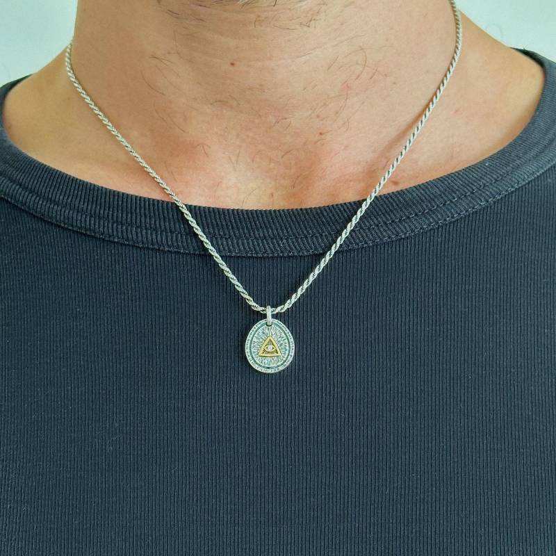 Auge Der Weisheit Halskette Für Männer & Frauen Kette Damen Herren 925 Sterling Silber Böser Blick Anhänger Minimalist Geschenk Auge Der Weisheit Halskette Für Männer & Frauen Kette Damen Herren 925 Sterling Silber Böser Blick Anhänger Minimalist Geschenk von AWoodenSliver