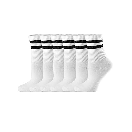 AX AMBXY - Vielseitige Herren-Sportsocken: Ideal für Training und Freizeit | Komfort, Funktionalität und Stil vereint in einem Produkt(Weiß M.6er 43-46) von AX AMBXY