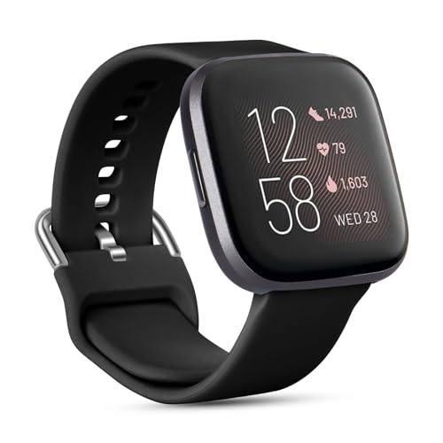 AXFEE Kompatibel für Fitbit Versa 2 Armband/Fitbit Versa Armband für Damen Herren, Silikon Armbänder Classic Sport Ersatz Uhrenarmband für Fitbit Versa 2/Fitbit Versa/Versa Lite von AXFEE