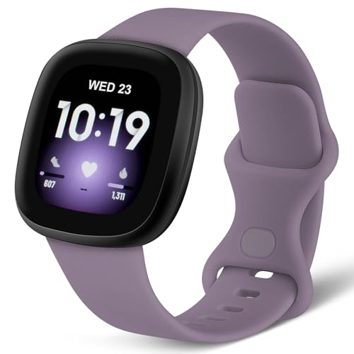 AXFEE für Fitbit Versa 3 Armband/Fitbit Versa 4 Armband/Fitbit Sense Armband für Damen Herren, Silikon Armbänder Sport Ersatz Uhrenarmband für Fitbit Versa 3/Versa 4/Sense/Sense 2 von AXFEE