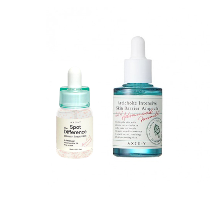 AXIS-Y Artichoke Intensive Skin Barrier Ampoule X Spot The Difference Blemish Treatment von AXIS-Y