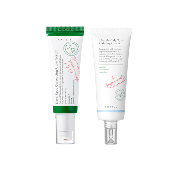 AXIS-Y Dark Spot Correcting Glow Serum X Heartleaf My Type Calming Cream von AXIS-Y