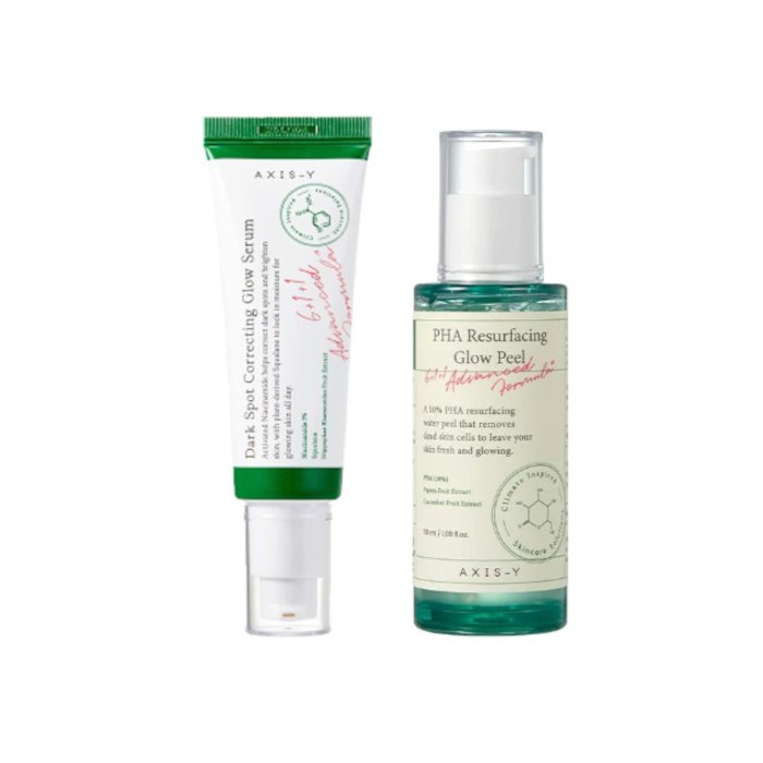 AXIS-Y Dark Spot Correcting Glow Serum X PHA Resurfacing Glow Peel von AXIS-Y