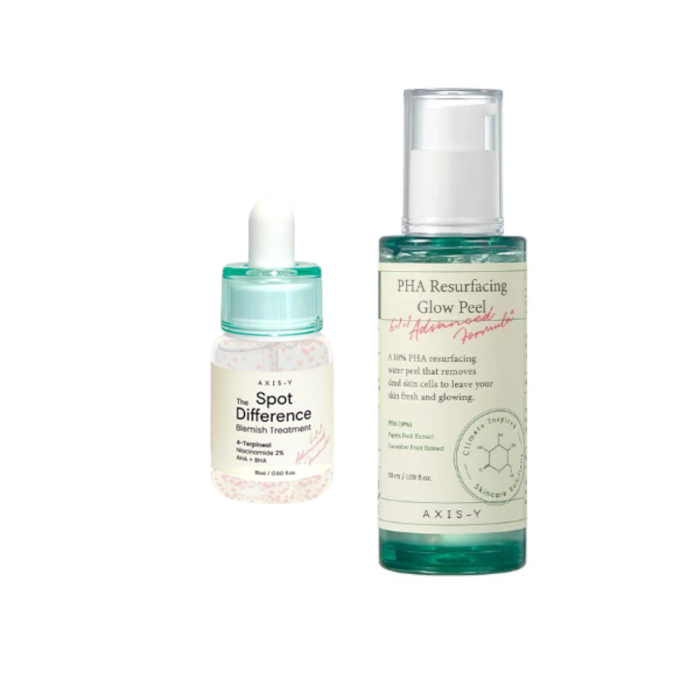 AXIS-Y PHA Resurfacing Glow Peel X Spot The Difference Blemish Treatment von AXIS-Y