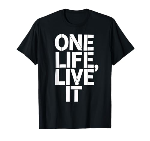 One Life Women Live It Motivierende Männer Kinder T-Shirt von AXISNSPIRE