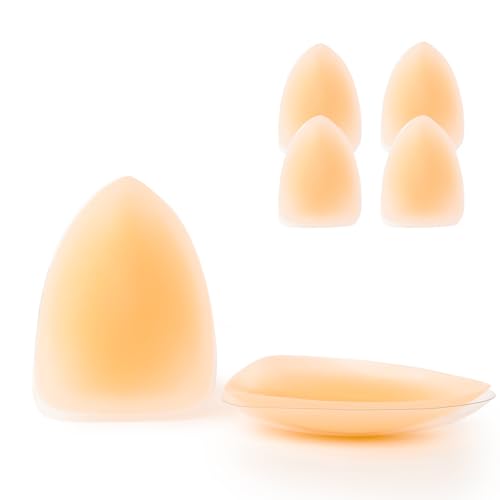 AXKIIN Klebe BH Silikon Push-Up – Unsichtbarer Selbstklebender BH ohne Träger mit starkem Halt Wiederverwendbar hautfreundlich ideal für rückenfreie Kleider Hochzeiten und Abendmode(2 Paare) von AXKIIN