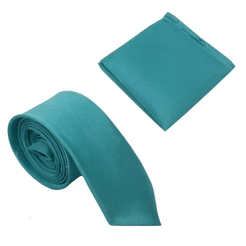 Skinny Lake Blue Krawatte | Smart – Casual | Krawatte von AXMAN