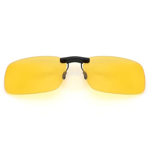 AXNKDH Nachtfahrbrille zum Anklippen für Männer und Frauen, Anti-Scheinwerfer-Blendung, polarisierte HD-Sicht, geeignet für Nacht von AXNKDH