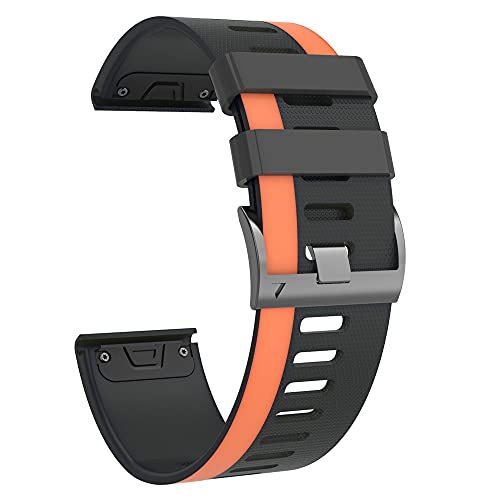 AXPTI 20 x 26 mm Smartwatch-Armbänder für Garmin Fenix 6 6XPro 5X 5 Plus 3 3HR Forerunner 935 945 Schnellverschluss-Armband aus Silikon, For Forerunner 935 945, Achat von AXPTI