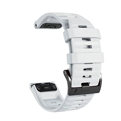 AXPTI 26 x 22 mm Silikon-QuickFit-Uhrenarmband für Garmin Fenix 7 7X 5 5X Plus 6 6X Pro 3 3HR Smartwatch Easyfit Armband, 26mm Fenix 7X 3HR, Achat von AXPTI