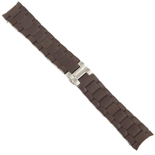 AXPTI Classic 20 23 mm Silikon-Armband aus massivem Edelstahl für Armani AR5858 5943 5941 5867 5981 Faltschließe, 23 mm, Achat AXPTI Classic 20 23 mm Silikon-Armband aus massivem Edelstahl für Armani AR5858 5943 5941 5867 5981 Faltschließe, 23 mm, Achat von AXPTI