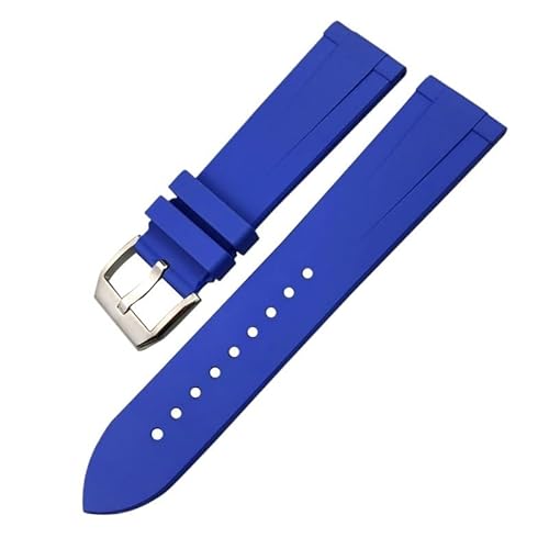 AXPTI Fluororubber Uhrenarmbänder für IWC Big Pilot Uhren IW3777, Gummi-Silikon, 19 mm, 20 mm, 21 mm, 22 mm, weiches Taucharmband, 20 mm, Achat von AXPTI