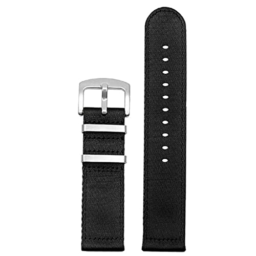 AXPTI Glattes Nylonarmband, 20 mm, 22 mm, Schnellverschluss, Herren-Armband, Armbanduhr, 22 mm, Achat von AXPTI