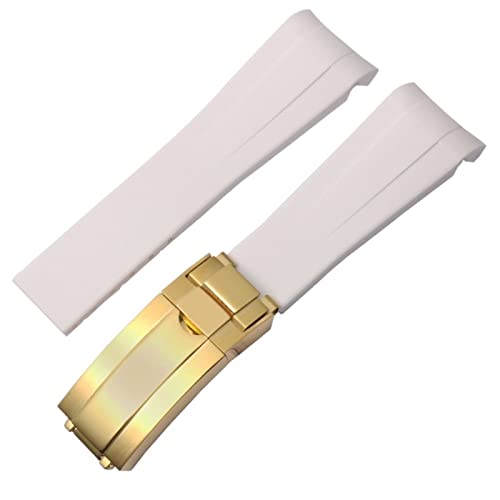 AXPTI Gummi-Silikon-Armband für Rolex Submariner Daytona Deepsea Oysterflex Uhren, GMT-Armband, Uhr, 20 mm, 21 mm, 20 mm, Achat von AXPTI