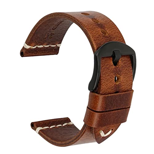 AXPTI Handgefertigtes Uhrenarmband aus Rindsleder, Vintage-Stil, 20 mm, 21 mm, 22 mm, 23 mm, 24 mm, 24 mm, Achat AXPTI Handgefertigtes Uhrenarmband aus Rindsleder, Vintage-Stil, 20 mm, 21 mm, 22 mm, 23 mm, 24 mm, 24 mm, Achat von AXPTI