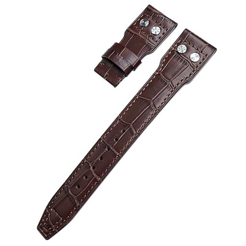 AXPTI Uhrenarmband aus echtem Leder, 20 mm, 21 mm, 22 mm, passend für IWC Spitfire Big Pilot's Watch Top Gun IW5009 Rindsleder, 20 mm, Achat von AXPTI