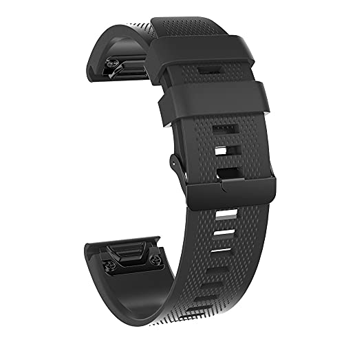 AXPTI Uhrenarmband für Garmin Fenix 6 6X Pro 5 5X Plus 3HR Silikonband Fenix6 Fenix5 Watch Schnellverschluss Easyfit Armband 26 22 20 mm, 26 mm, Achat von AXPTI