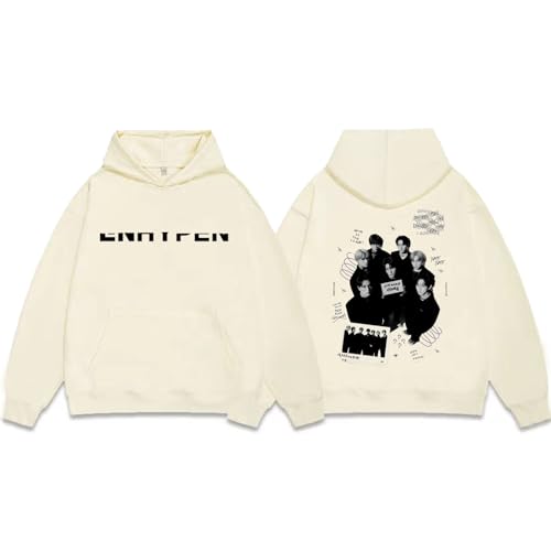 AXQAJL EN- Vintage Support Sweatshirts Schwarzer Kapuzenpullover Mit Grafik(Beige,M) von AXQAJL