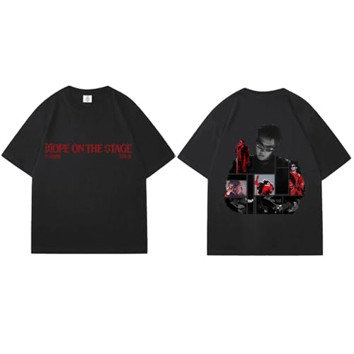 JHOPE Hoffnung AUF DER BÜHNE T-Shirts K-pop Unterstützung Merch for Männer Frauen(Black,4XL) von AXQAJL