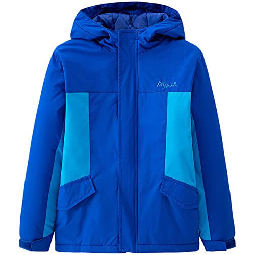 AXZDTH Kinder Jungen Softshelljacke Jacke mit Fleecefutter Regenjacke Gefüttert Funktionsjacke Windjacke Outdoorjacke Regenmantel mit Kapuze Trekkingjacke für Herbst Frühling von AXZDTH