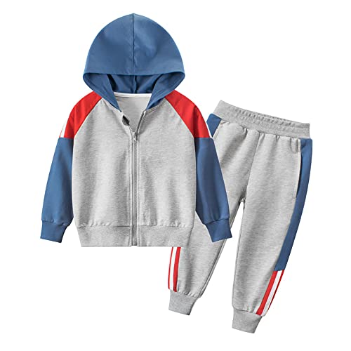 Jungen 2tlg Jogginganzug Dinosaurier Kleidung Kapuzen Sweatshirt Baumwoll Sportanzüge Kinder Jungen Langarm Hoodies Shirt Lange Hosen Trainingsanzug Kinder Kapuzenpullover Anzug von AXZDTH