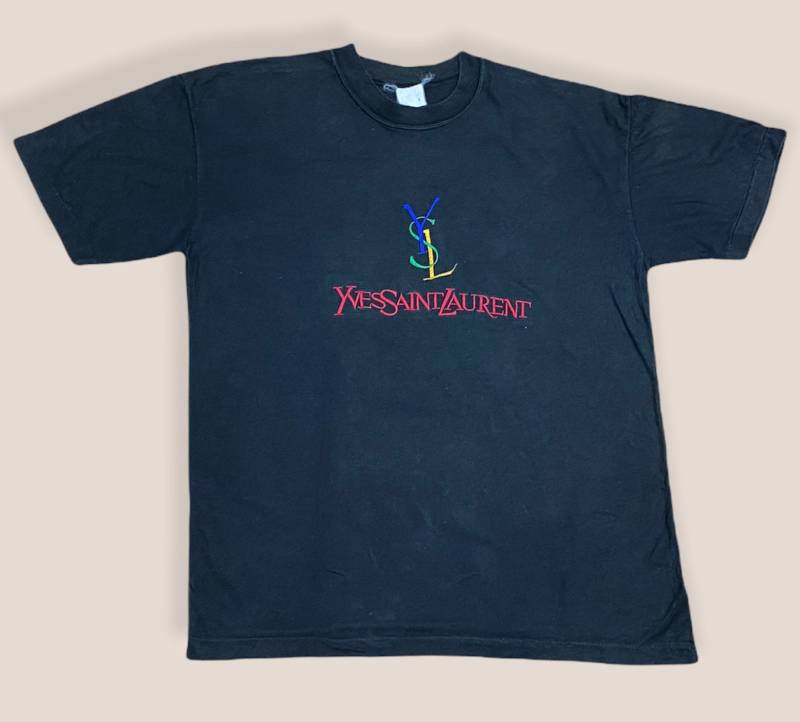 Vintage Ysl Pour Homme Logo Aufgestickt von AYAANGARAGE