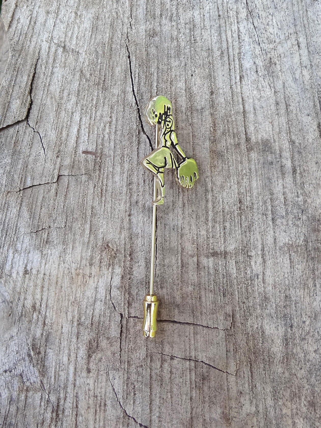 Cheerleader Anstecknadel Goldfarben Cheerleader Anstecknadel Goldfarben von AYALELI