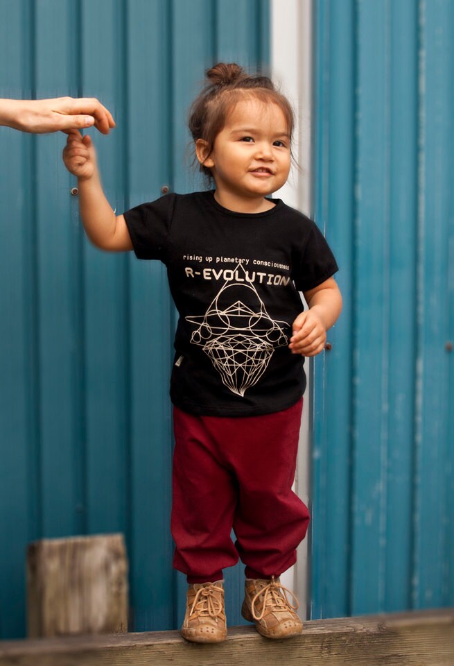 Petie Bouddha Sarouel Hose Kinder - 95 % Baumwolle, Comfotable, Von 2 Bis 6 Jahren, Entwickeln Sich in Shorts, Dehnbaren Stoff, Aladdin Stil, Hippie von AYAMCreation