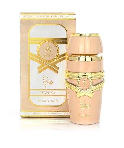 AYAT PERFUMES BLOSSOMS OF ARABIA Eau de Parfum 100 ml Parfüm für Frauen – ein sinnlicher orientalischer Duft, entworfen und hergestellt in Dubai, arabischer Duft (Haniya) von AYAT PERFUMES