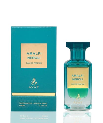 AYAT PERFUMES Dubai Eau de Parfum 80 ml Orientalischer und fruchtiger Duft - Duft für Damen und Herren - ein sinnlicher, zeitloser und moderner Duft - Unisex (Amalfi Neroli) von AYAT PERFUMES