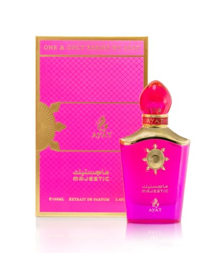 AYAT PERFUMES One & Only Series Eau de Parfum 100 ml – Damen- & Herrenparfüm – luxuriöser, langanhaltender arabischer Duft – orientalische Essenz aus Dubai, elegant und fesselnd (Majestic) von AYAT PERFUMES