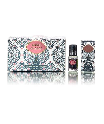 AYAT PERFUMES Parfüm Halal & Vegan, 3 ml, 100 % arabischer Duft, Öl für Männer und Frauen, 3 ml x 12 Stück (Areej Al Arab) von AYAT PERFUMES