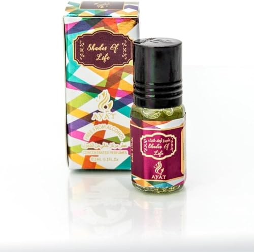 AYAT PERFUMES Parfüm Halal & Vegan, 3 ml, 100 % arabischer Duft, Öl für Männer und Frauen, 3 ml x 12 Stück (Shades Of Life) von AYAT PERFUMES