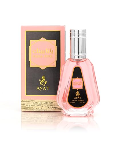 Arabisches Eau de Parfum Spray 50 ml für Damen, hergestellt in Dubai, orientalischer Duft (Ameerat Al Arab) (Yana Pink) von AYAT PERFUMES
