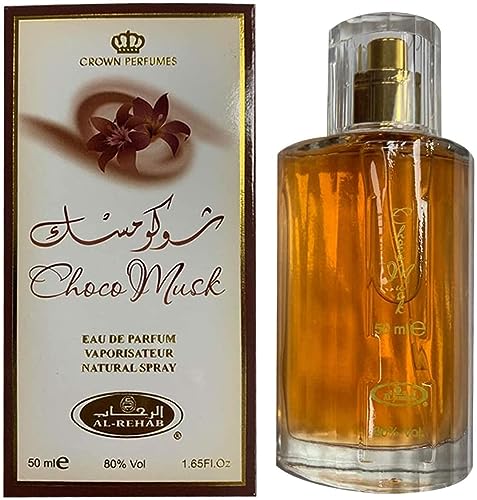 Ayat Perfumes 50 ml Eau de Parfum Arab für Damen und Herren, hergestellt in Dubai, Hinweise: Weißer Moschus, Milchschokolade, Vanille, Zimt, Rosen, (Choco Musk) von AYAT PERFUMES