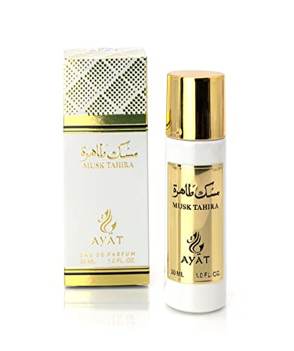 Ayat Perfumes Eau de Parfum Musk Emirates, 30 ml, Eau de Parfum, orientalische Arab, originelles Geschenk für Damen und Herren, Miniatur-Düfte, hergestellt und entworfen in Dubai – (Musk Tahira) von AYAT PERFUMES