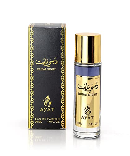 Ayat Perfumes Eau de Parfum MUSK EMIRATES 30 ml EDP Orientalische Arab – originelle Geschenkidee für Damen und Herren – Miniatur-Düfte, hergestellt und entworfen in Dubai (Dubai Night) von AYAT PERFUMES