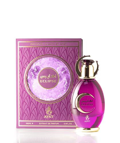 Ayat Perfumes - Eau de Parfum pour Femme 100ml - Dubai Parfum Blumiger, orientalischer und frischer Duft - Spray - Markenparfum für Frauen - Zeitlos und Modern (Eclipse) von AYAT PERFUMES