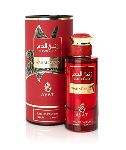 Ayat Perfumes - Wahah Series BLOOD LILY 100ml - Experience the Scent of the Oriental With Our Oasis Inspired Perfume Series - Made in Dubai For Men & Women Exotic Arabian Desert Aroma von AYAT PERFUMES
