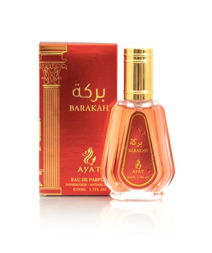Eau de Parfum Arab Spray 50 ml Für Frauen Hergestellt in Dubai Duftnote Oriantal (Barakah) von AYAT PERFUMES