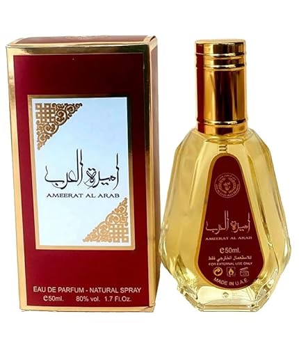 Eau de Parfum Arab Spray 50 ml für Damen, hergestellt in Dubai Oriantal (Ameerat Al Arabia) von AYAT PERFUMES