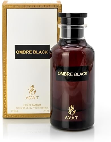 Eau de Parfum Ombre 100 ml AYAT PERFUMES Arabian Dubai Duft für Männer und Frauen, Duft: Oudholz, Weihrauch und Himbeere von AYAT PERFUMES